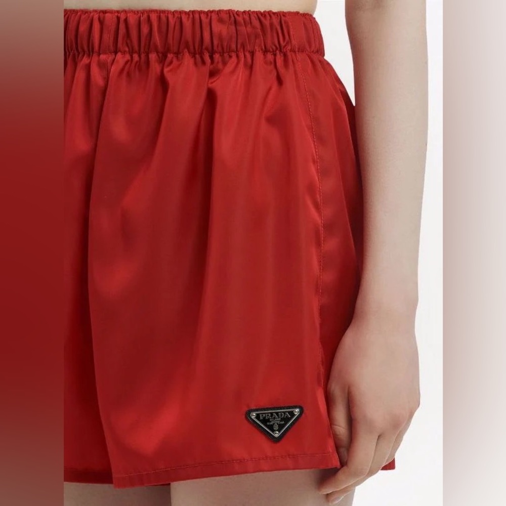 Prada Re-Nylon Elasticated Shorts - image 4